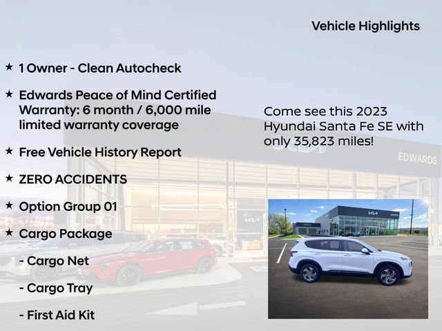 Used 2023 Hyundai Santa Fe SE w/ Cargo Package FWD image 11
