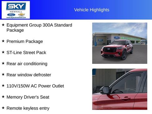 New 2026 Ford Explorer ST-Line w/ ST-Line Street Pack image 12