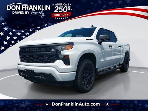 New 2026 Chevrolet Silverado 1500 Custom w/ Turbomax Blackout Package AWD/4WD image 1