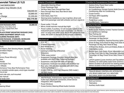 Used 2019 Chevrolet Tahoe LS w/ All-Season Package image 44