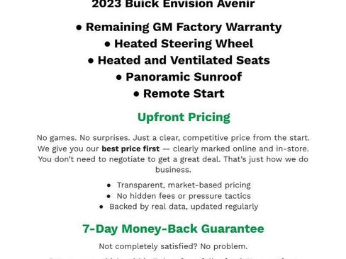 Certified 2023 Buick Envision Avenir AWD/4WD image 2