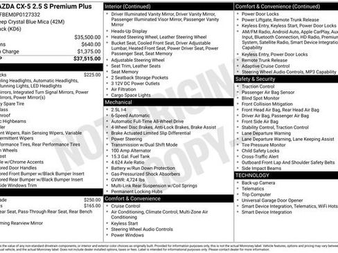 Used 2023 MAZDA CX-5 AWD 2.5 S w/ Premium Plus Pkg image 50