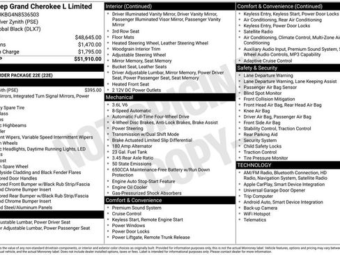 Used 2022 Jeep Grand Cherokee L Limited image 50