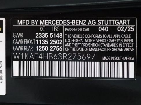 Certified 2025 Mercedes-Benz C 300 4MATIC Sedan image 29