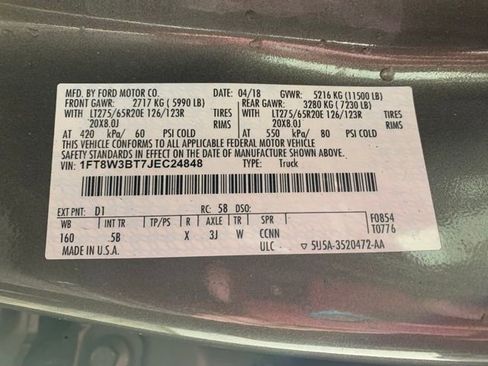 Used 2018 Ford F350 Lariat w/ Lariat Ultimate Package image 38