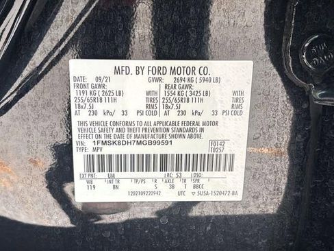 Used 2021 Ford Explorer XLT w/ Class III Trailer Tow Package AWD/4WD image 31