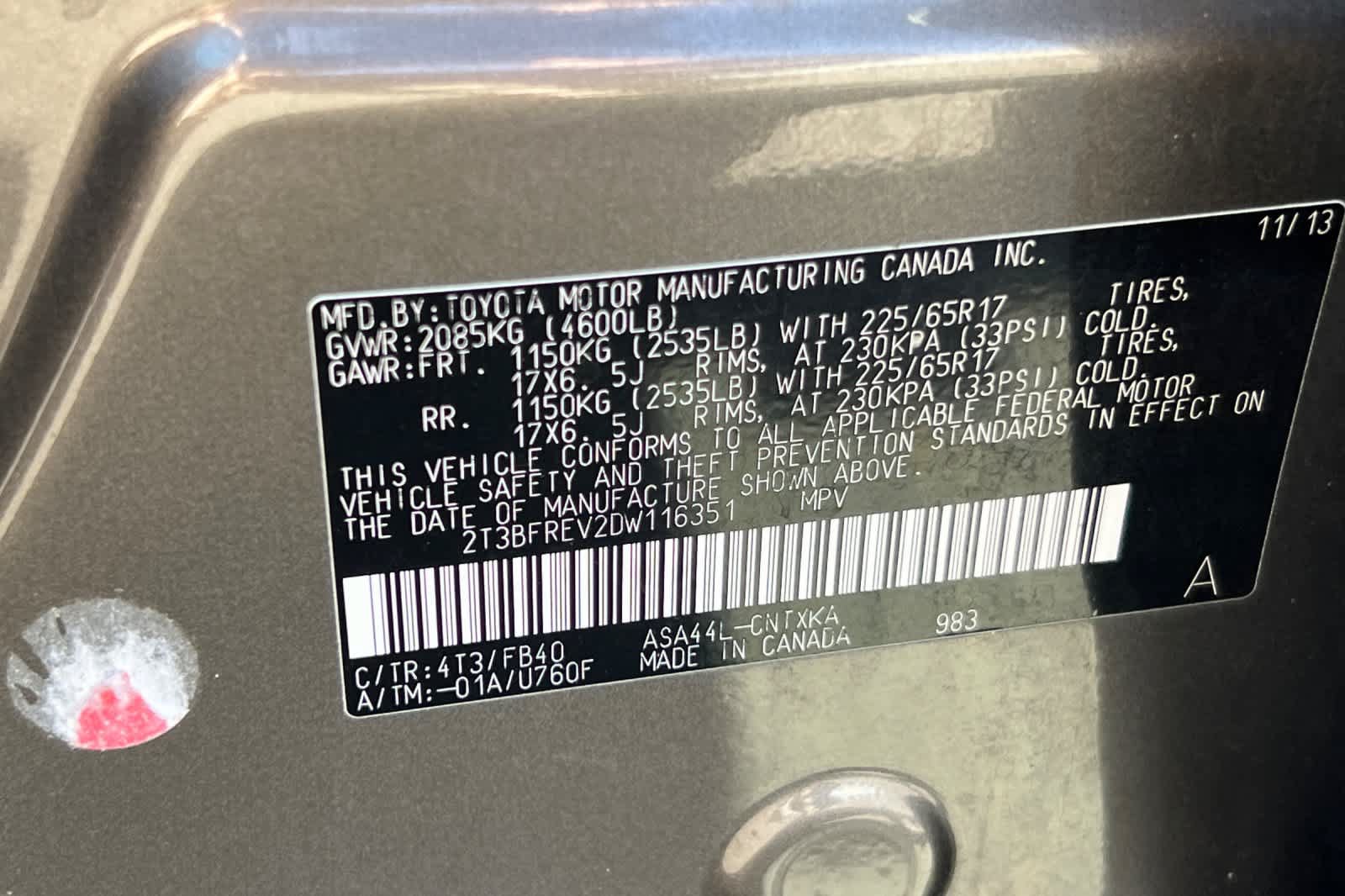 Used 2013 Toyota RAV4 LE AWD/4WD image 31