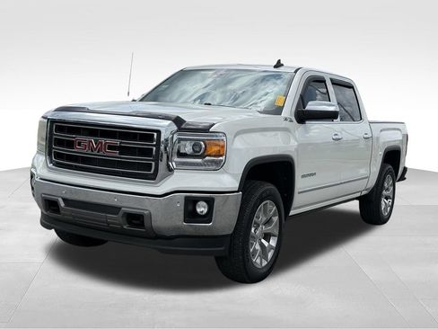 Used 2015 GMC Sierra 1500 SLT w/ SLT Crew Cab Value Package AWD/4WD image 1