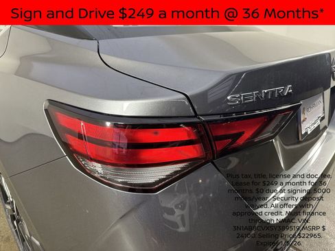 New 2025 Nissan Sentra SV w/ All-Weather Package image 30