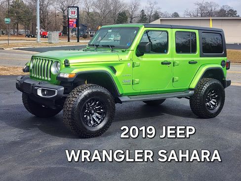Used 2019 Jeep Wrangler Unlimited Sahara image 1