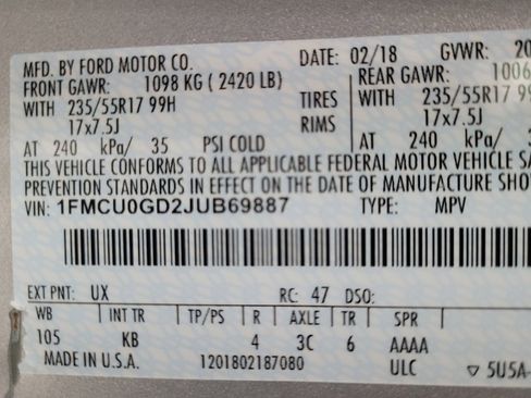 Used 2018 Ford Escape SE image 33