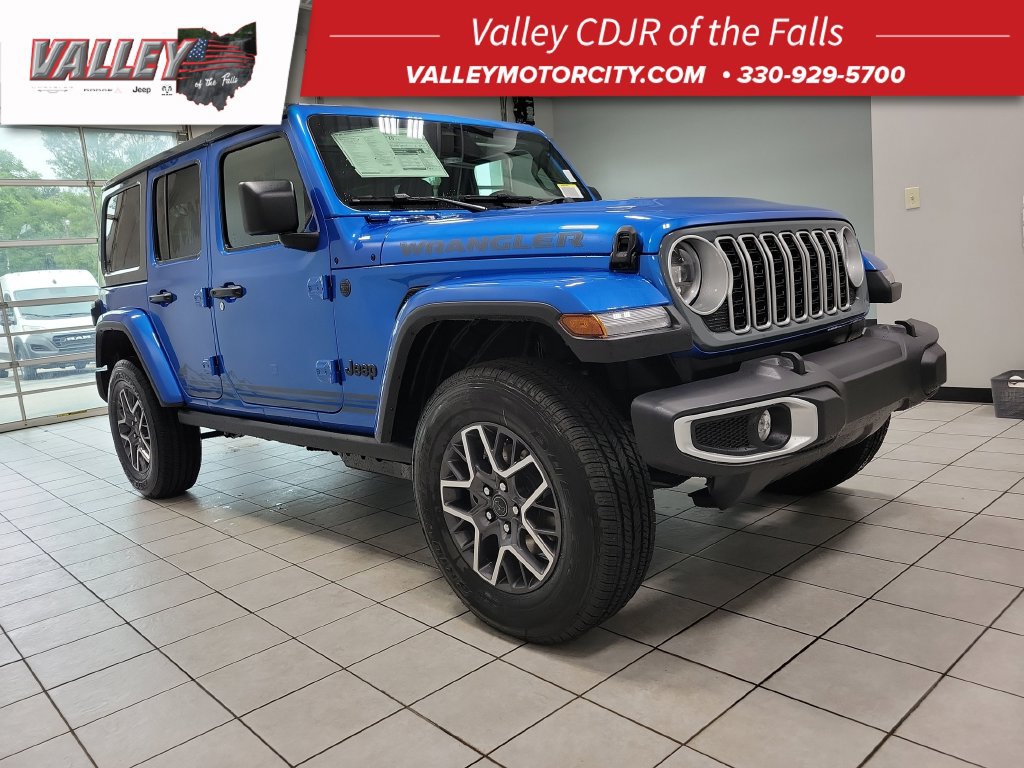 New 2026 Jeep Wrangler Unlimited Sahara w/ Rockslide Package AWD/4WD 360° Tour