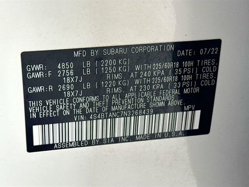 Certified 2022 Subaru Outback Limited w/ Popular Package #2 image 31