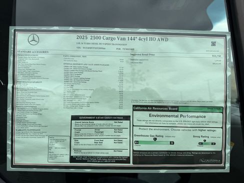 New 2025 Mercedes-Benz Sprinter 2500 image 19