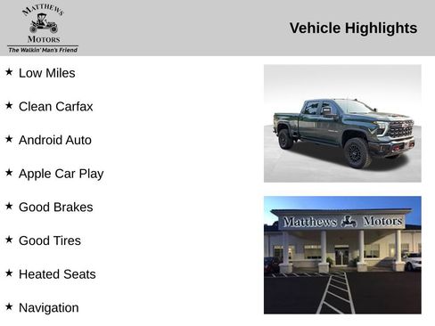 Used 2025 Chevrolet Silverado 2500 ZR2 w/ Technology Package AWD/4WD image 12