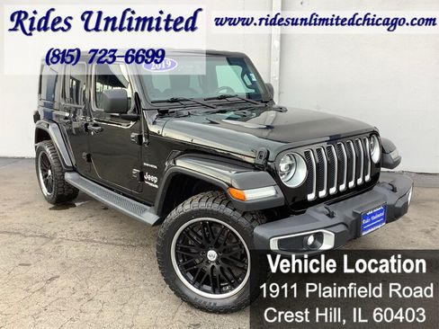 Used 2019 Jeep Wrangler Unlimited Sahara w/ Uconnect 4C Nav & Sound Group AWD/4WD image 27