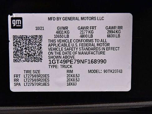 Used 2022 GMC Sierra 2500 AT4 w/ Gooseneck/5TH Wheel Package image 14