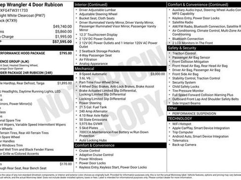 New 2026 Jeep Wrangler Unlimited Rubicon AWD/4WD image 6