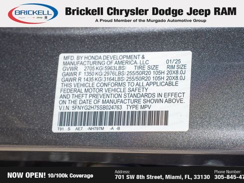 Used 2025 Honda Pilot Touring image 46