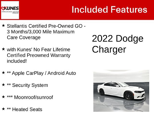 Certified 2022 Dodge Charger Scat Pack w/ Daytona Edition Group RWD image 4
