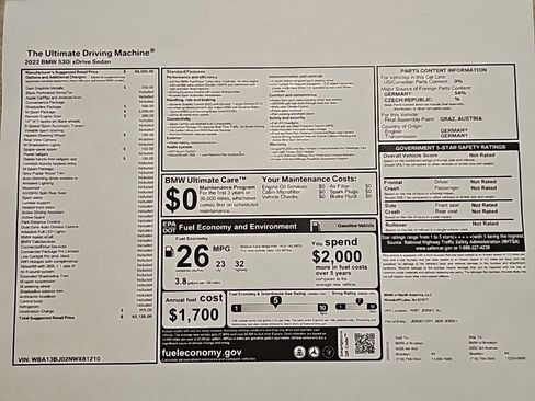 Used 2022 BMW 530i xDrive w/ M Sport Package image 22