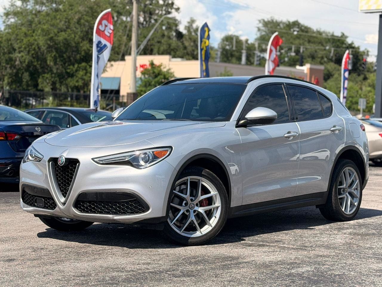 Used 2019 Alfa Romeo Stelvio Ti Sport w/ Quick Order Package 22S Sport AWD/4WD image 1