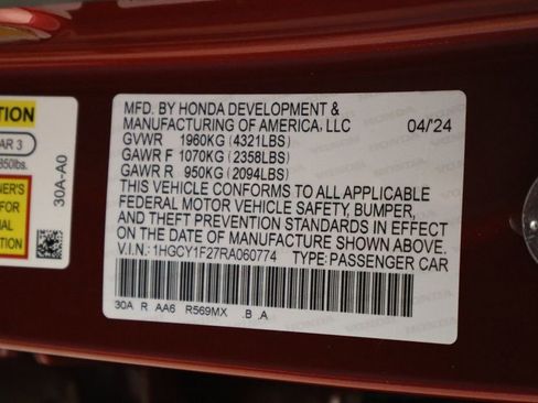 Used 2024 Honda Accord LX image 21