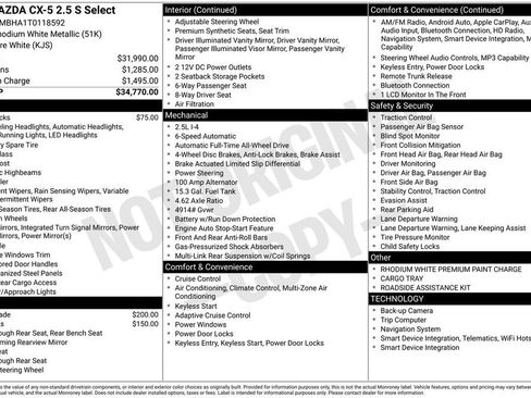 New 2026 MAZDA CX-5 Select AWD/4WD image 6