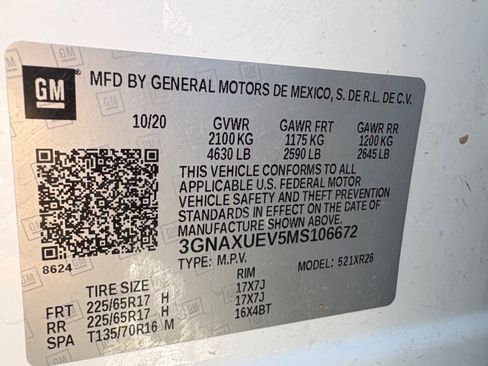 Certified 2021 Chevrolet Equinox LT AWD/4WD image 34