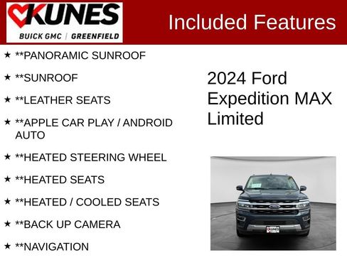 Used 2024 Ford Expedition Max Limited AWD/4WD image 2