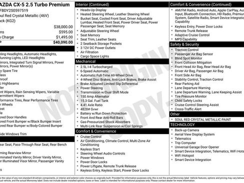 Certified 2025 MAZDA CX-5 2.5 Turbo w/ Premium Package image 4