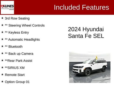 Used 2024 Hyundai Santa Fe SEL AWD/4WD image 3