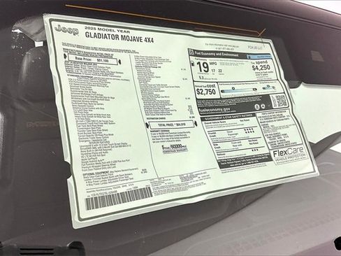 New 2025 Jeep Gladiator Mojave w/ Safety Group image 14