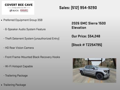 New 2026 GMC Sierra 1500 Elevation AWD/4WD image 24