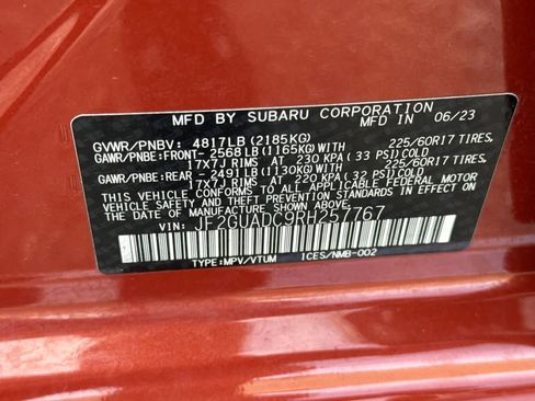Certified 2024 Subaru Crosstrek 2.0i Premium AWD/4WD image 32