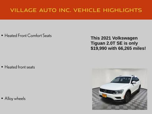 Used 2021 Volkswagen Tiguan SE image 28