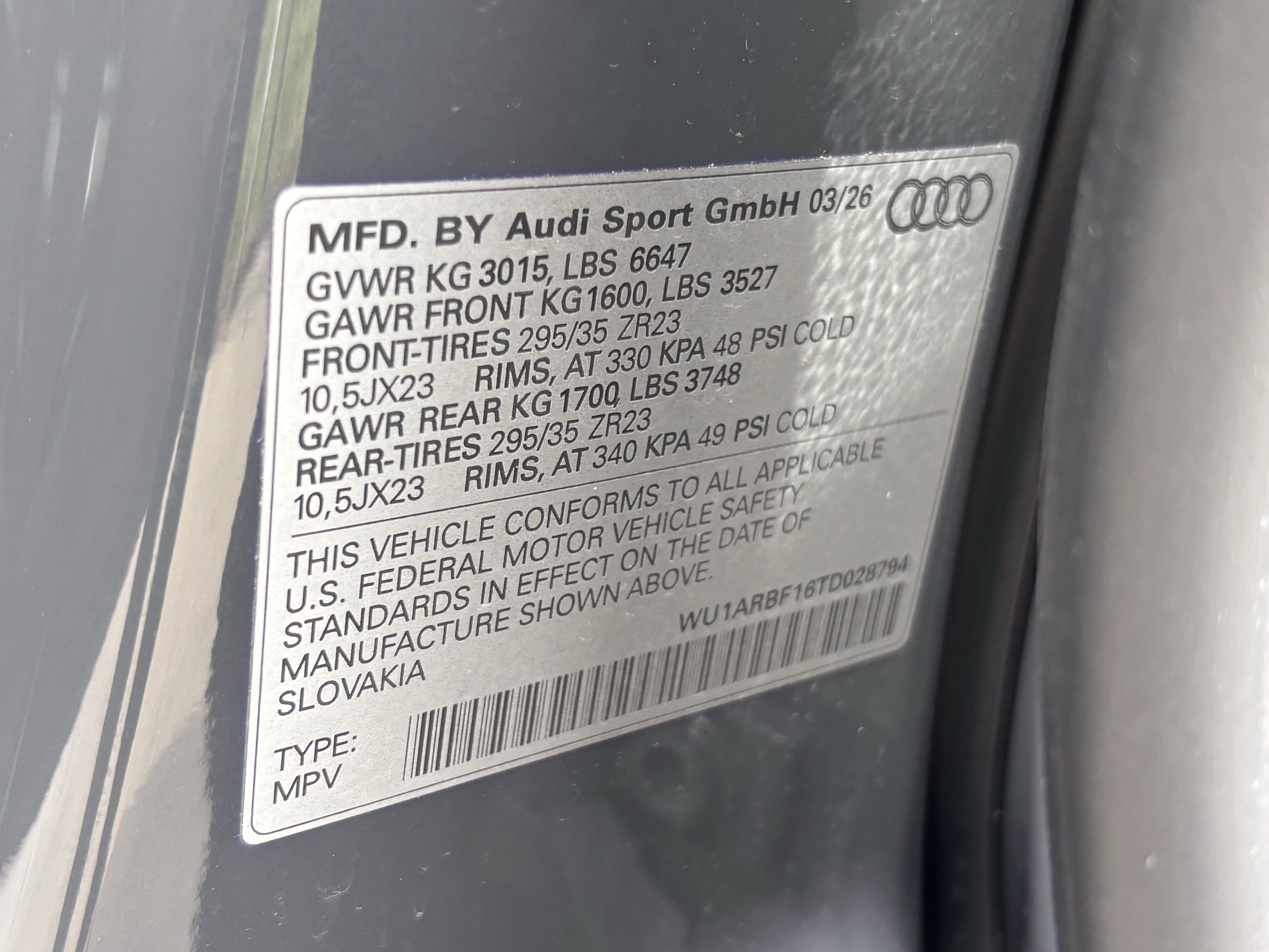 Used 2026 Audi RS Q8 performance AWD/4WD image 37