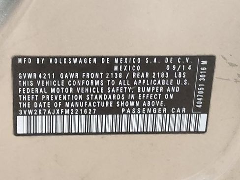Used 2015 Volkswagen Jetta S w/ Welcome Package FWD image 33