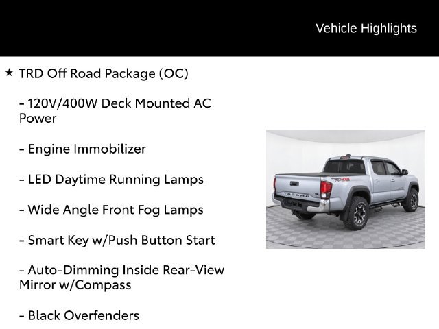 Certified 2019 Toyota Tacoma TRD Off-Road AWD/4WD image 7