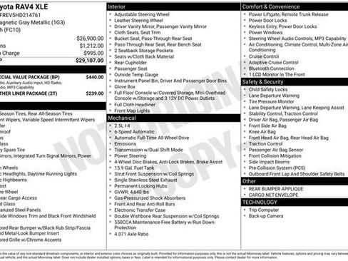 Used 2017 Toyota RAV4 XLE w/ Plus Special Value Package image 5