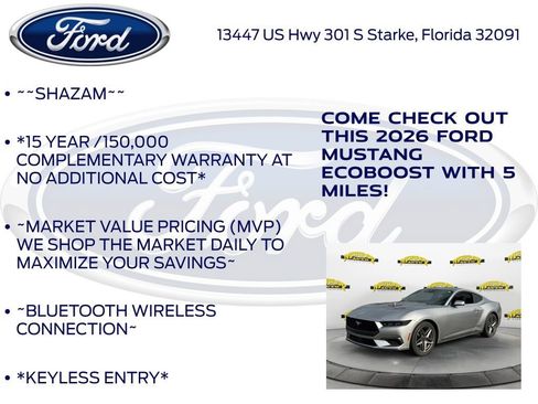New 2026 Ford Mustang Coupe RWD image 5