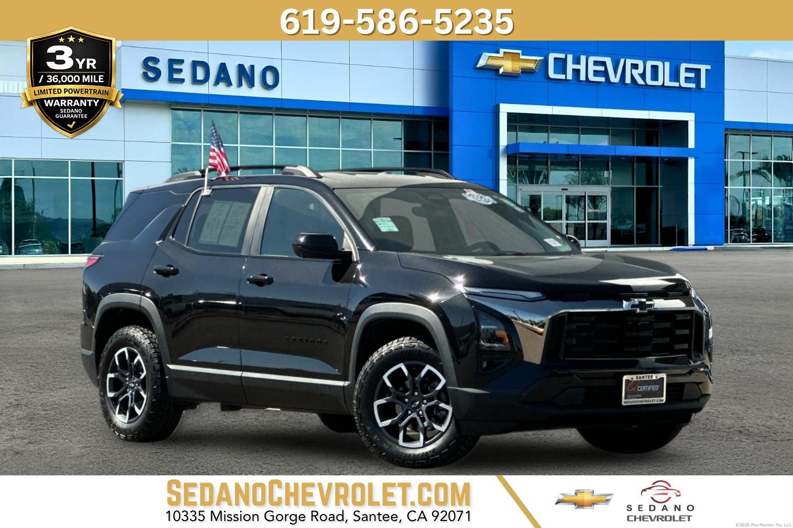 Used 2025 Chevrolet Equinox ACTIV w/ Safety and Technology Package AWD/4WD image 1