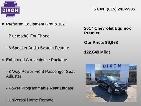 Used 2017 Chevrolet Equinox Premier w/ Enhanced Convenience Package FWD image 4