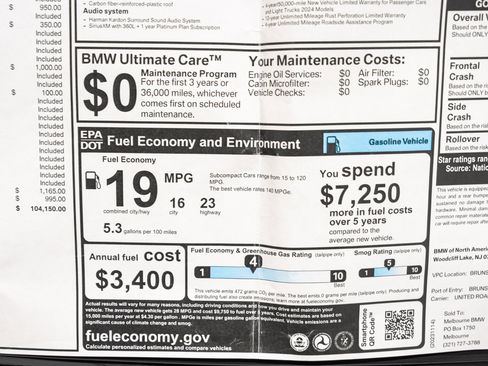 Used 2024 BMW M4 Coupe w/ Parking Assistance Package image 86