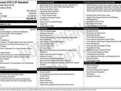 Used 2024 Genesis G70 2.5T image 4