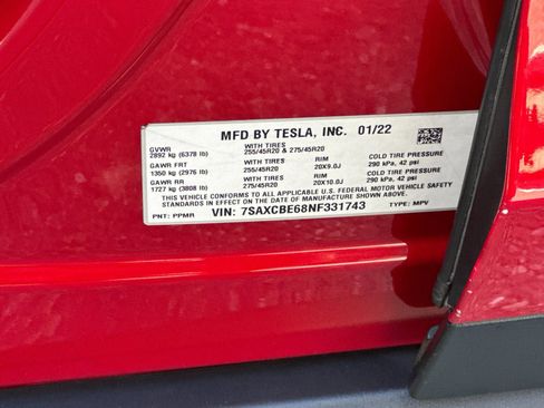 Used 2022 Tesla Model X Plaid AWD/4WD image 29
