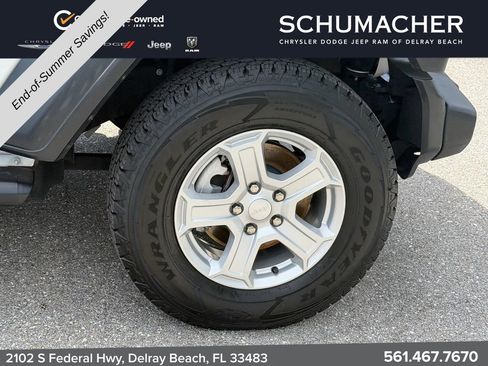 Used 2022 Jeep Wrangler Unlimited Sport w/ Sun And Sound Package AWD/4WD image 9