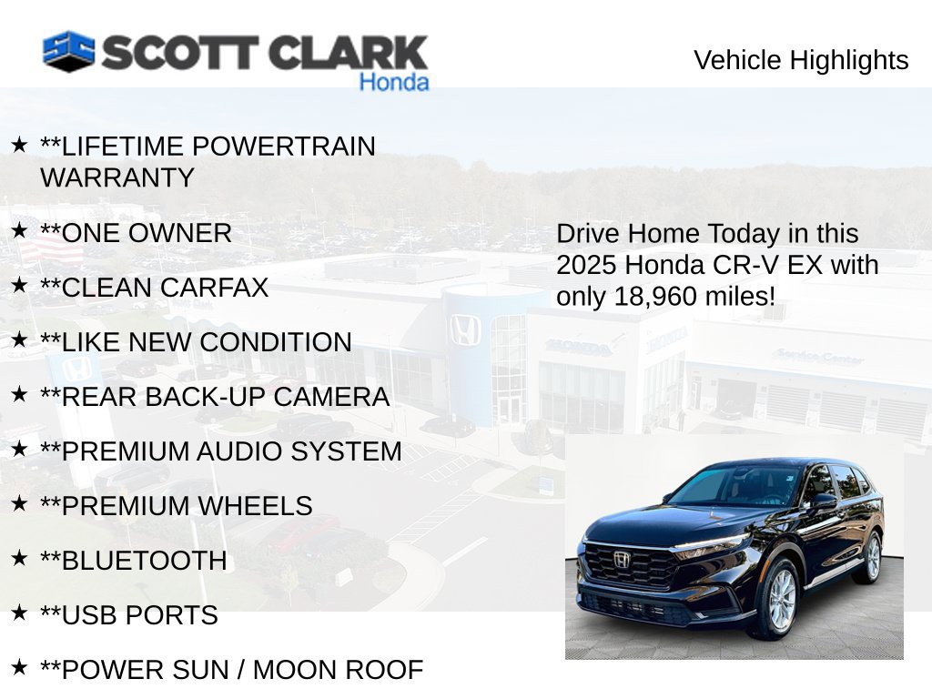 Used 2025 Honda CR-V EX image 11