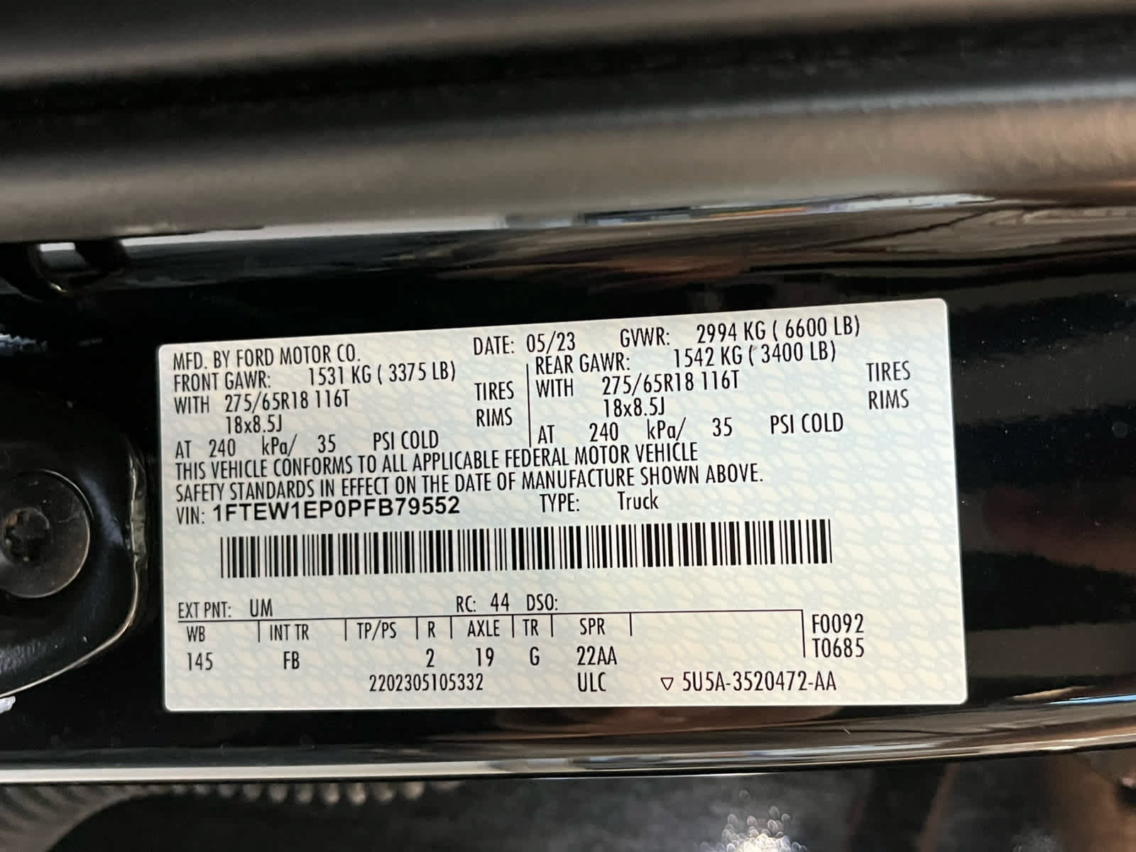 Certified 2023 Ford F150 XLT w/ Equipment Group 302A High AWD/4WD image 18