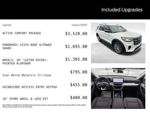 New 2025 Ford Explorer Active w/ Active Comfort Package image 3